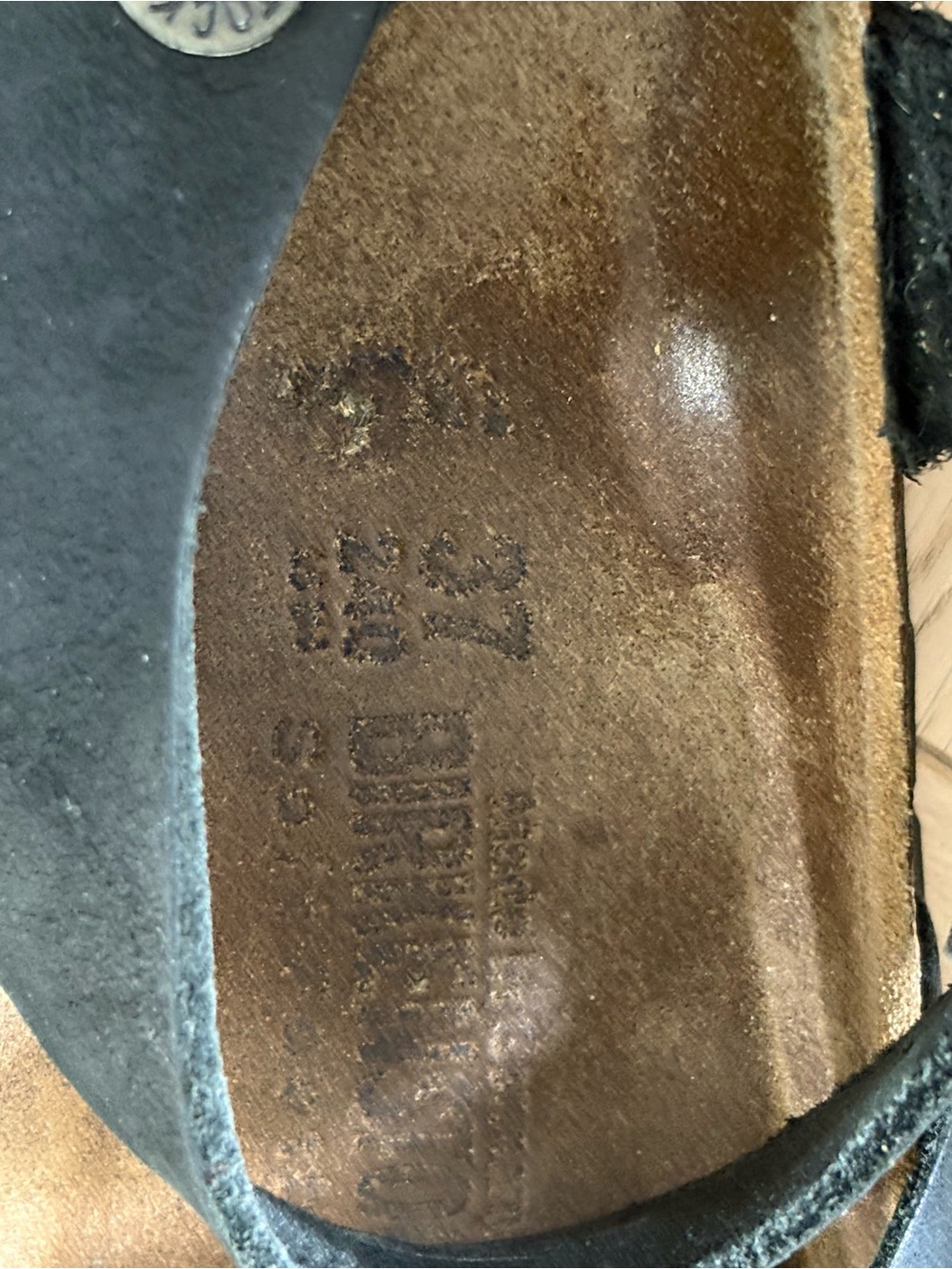 BIRKENSTOCK Messina 37 Discontinued Black Women Sandals Shoes - Picture 5 of 9